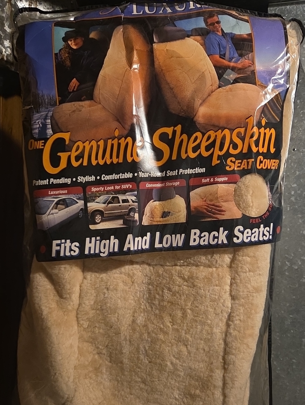 Genuine Sheepskin Seat Cover